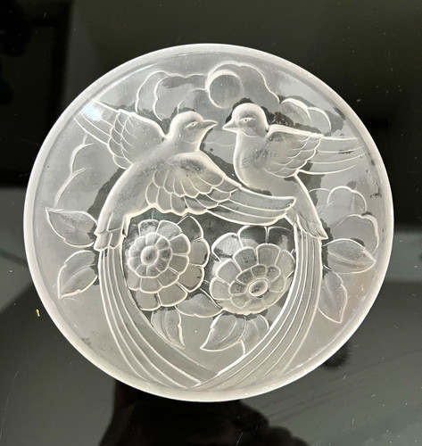Art deco pressed glass - pressed,
