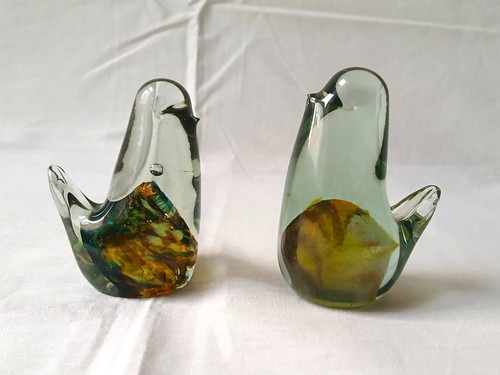 Mdina glass birds hand - mdina,