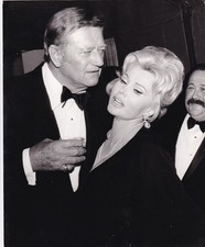 Original Press Photo Actor Zsa Zsa Gabor & John Wayne Grammy Awards 30.3.1971