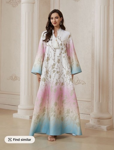 Women neck long dress - women's,