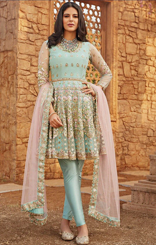 Lashkara dusty mint and - dusty, pink