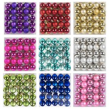 Pack of 24 Small Metallic &