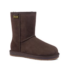 UGG Mini Short Tall Boots Unisex 100% Genuine Australia Sheepskin Wool Chocolate