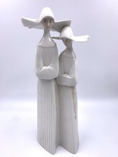 Lladro Figurine Two Nuns Gloss