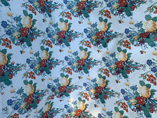 5 Metres Vtg? Cotterstock For Swaffer Eleanor Floral Fabric From Roll W1.35m