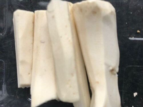 Peeled fresh horseradish - peeled, fresh 