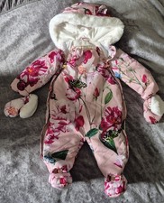 Ted Baker Baby Girls Pramsuit / Snowsuit 3-6m