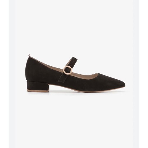 Boden rosabel black suede mary - black,