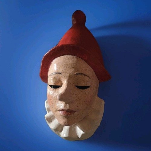Pinocchio mask hand made - mask,