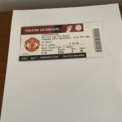 Rare manchester united - united, v