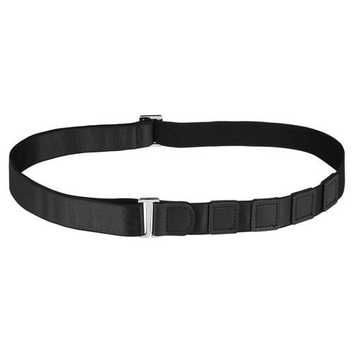 Black shirt belt stay elastic - black,