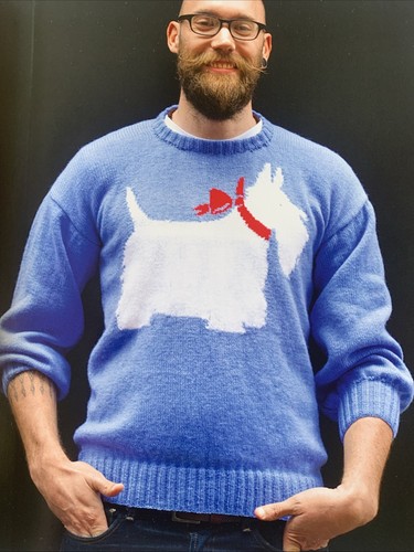 Knitting pattern mens - pattern, westie