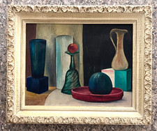 Vtg 1950's Oil Painting By