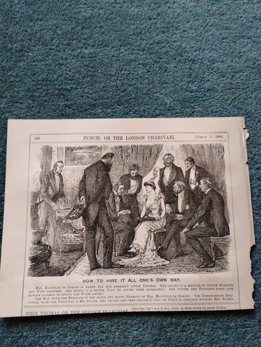 Sk285 ephemera 1884 punch - sk285,