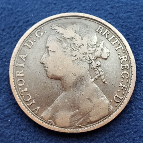 1879 queen victoria one penny - 1879,