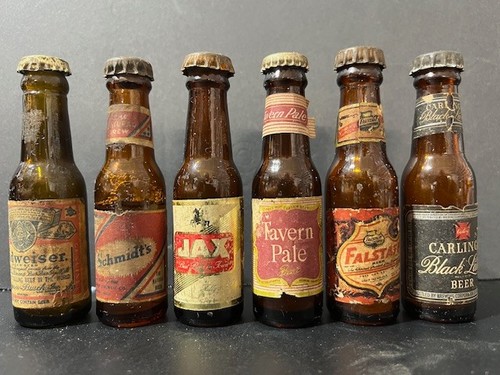 Vintage lot mini beer - of, 6