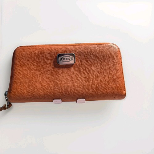 Tod leather zip around - tod's,