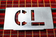 LONDON TRANSPORT CENTRAL BUS GARAGE CODE STENCIL PLATE OLD FORD, CLAY HALL (CL)