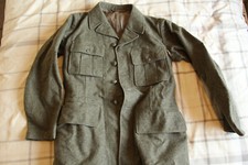 Swedish army wool coat/jacket. Possibly 1940. Probably medium - see description.