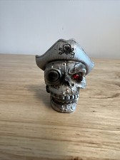 Pirate Robot Terminator Resin model of a skull ornament figure