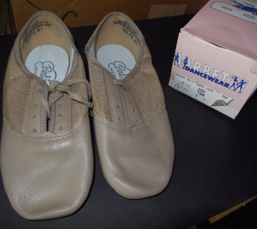 Tan split sole jazz shoes - ,