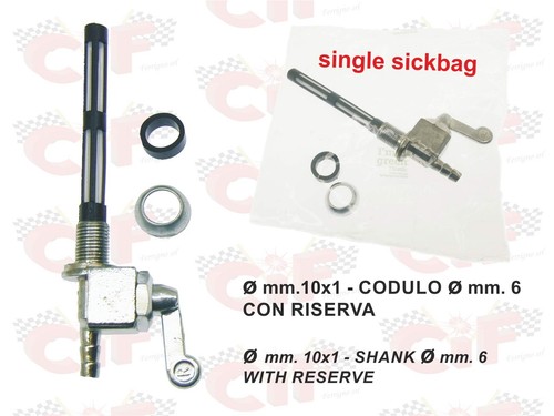 Gas tank tap with reserve - tank, for