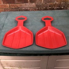 2 x HAMAX Hot Sheet - Simple Kids Snow Sled - Rugged Durable - Made in Norway