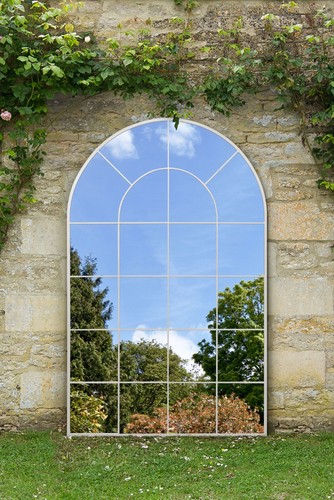 Mirroroutlet white arched - white,