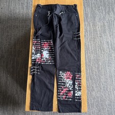 Dead Threads XL Trousers Black Punk Chains