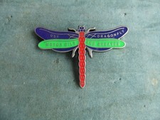 Petrol Oil Grease Badge Dragonfly Oils Greases Motor Motoring Advert REPRO