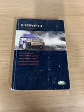 (2004 PRINT) LAND ROVER DISCOVERY 3 (2004 - 2008) OWNERS MANUAL - HANDBOOK.