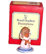 BOXED ROYAL DOULTON BUNNYKINS  FIGURE DB157 DB 157 GOODNIGHT BUNNYKINS -  MINT