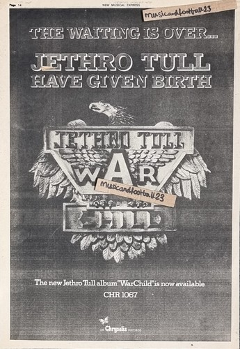 Jethro tull war - war, child