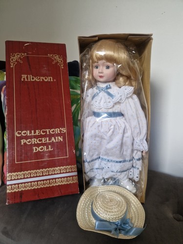 Alberon porcelain doll - alberon, with