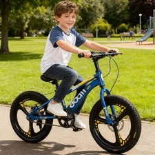 18 20 22 24 Inch Kids Bike Boys Front Suspension Mountain Bike Bicycle Blue UK