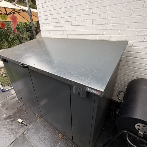 Asgard electric bike shed - 3/4,