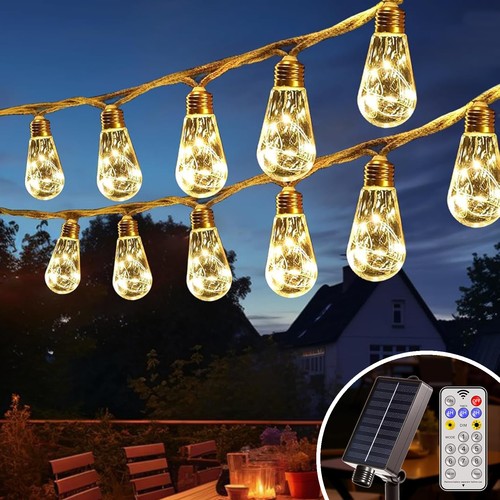 Solar hemp rope - hemp, lights