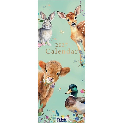 Wildlife slim calendar - wildlife,