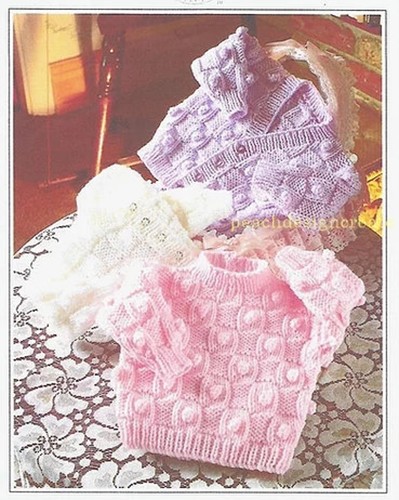 Bobble aran cardigan - aran, knitting