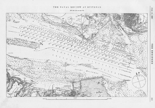 The naval review - the, at