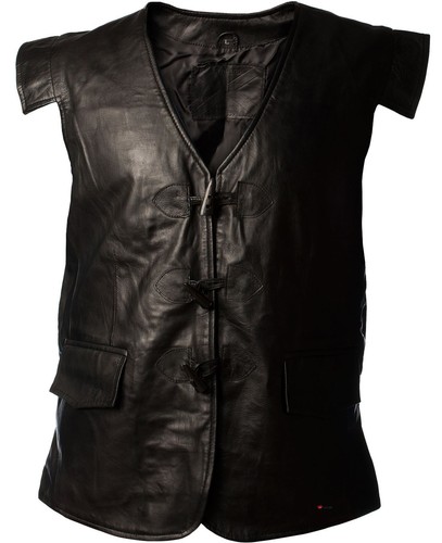 Waistcoat leather jacobite - leather,