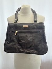 nathalie andersen bag Brown Faux Leather Tote Top