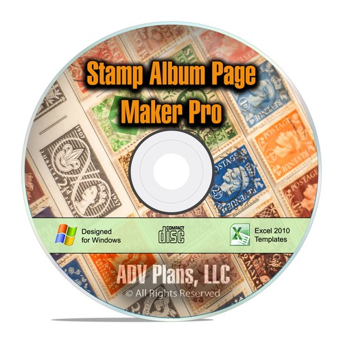 Stamp album page maker - page,