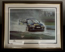 “Hat trick” By Ray Goldsbrough Signed By Colin McRae 146/395 Prodrive 555