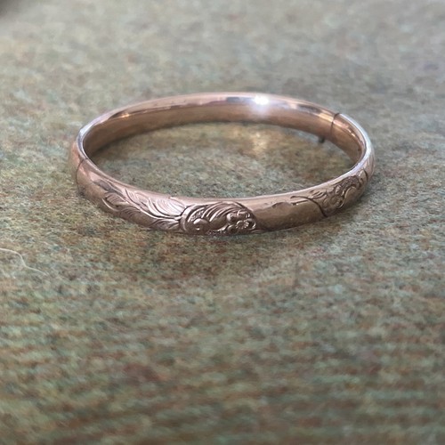 Antique child rose rolled - child's,