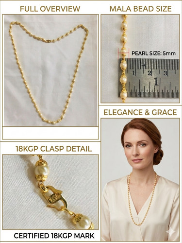 18k gold plated pearl - plated,