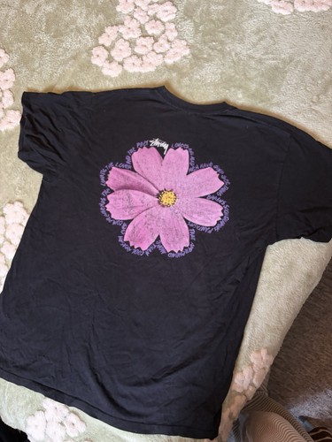 Stussy men black - stussy, flower