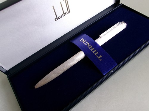 Dunhill ballpoint pen silver - dunhill,
