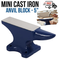 Mini Cast Iron Anvil 5” 450g