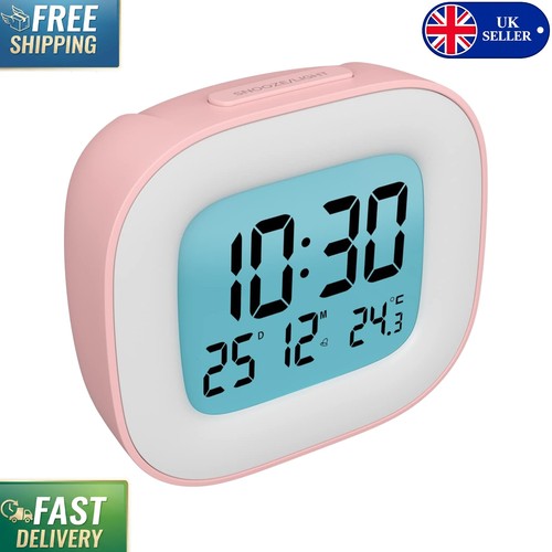 Mini pink alarm clock with - clock,